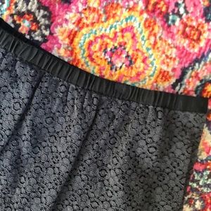 J crew embroidered skirt